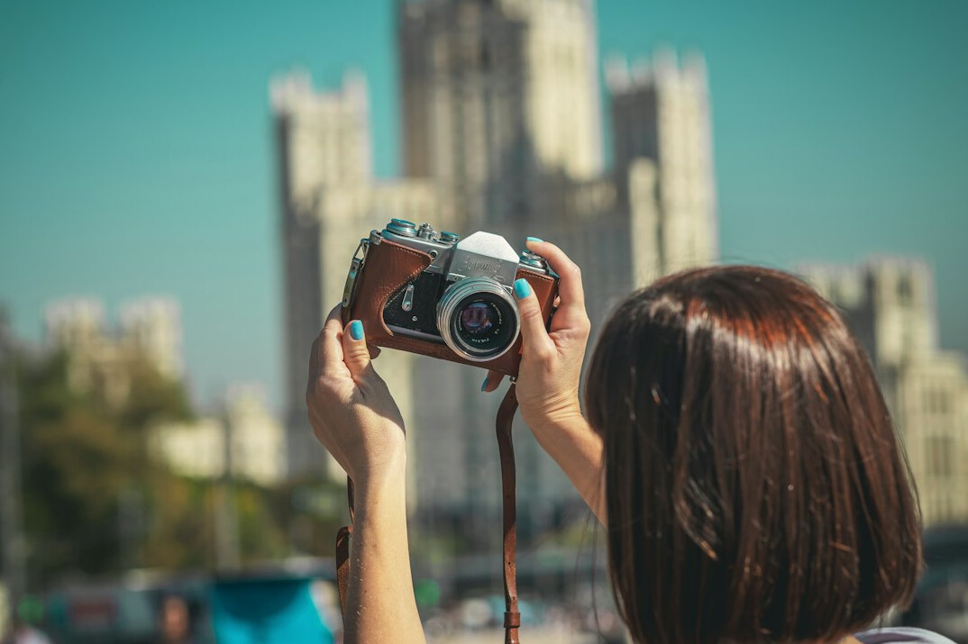 Portrait of a young Chilean female photographer