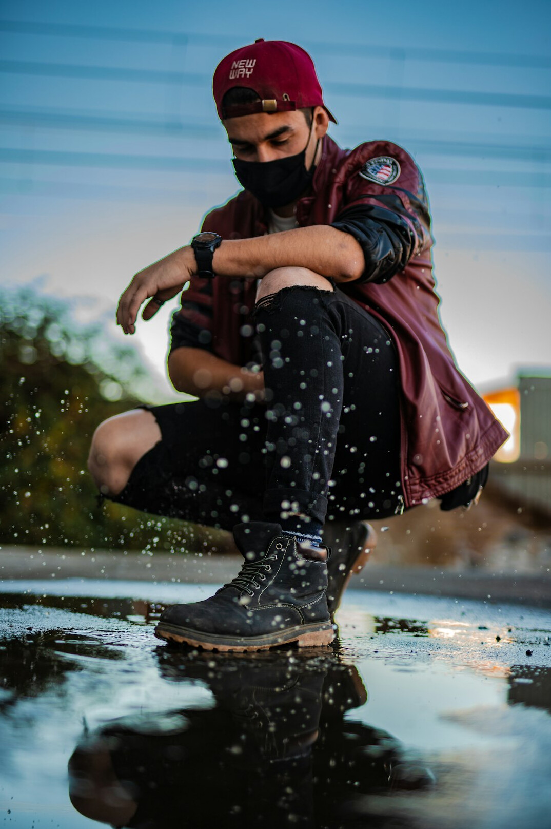 Portrait of a Chilean male photojournalist